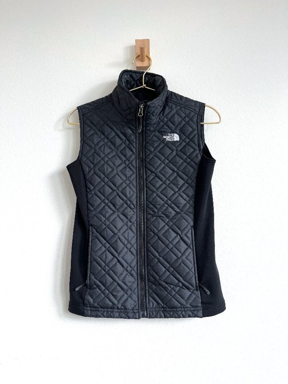 The North Face ThermoBall Insulated Vest - Black Puffer - Size XS
